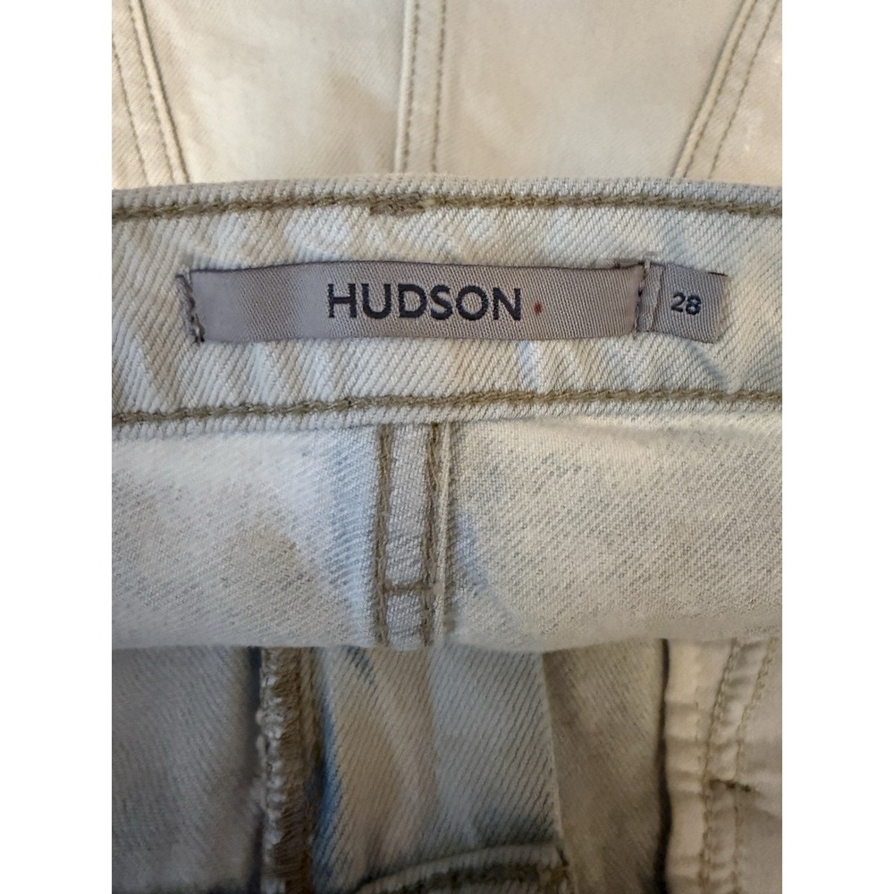 Hudson Devon High Rise Boyfriend Denim Shorts Cut Off Size 28 NWT Read Descript - Picture 5 of 12